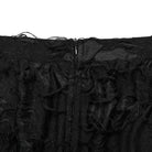 PUNK RAVE Women's Gothic Ripped Lace Splice Skirt