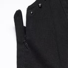 PUNK RAVE Women's Gothic Rivet Pleated Slip Dress