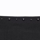 PUNK RAVE Women's Gothic Rivet Pleated Slip Dress