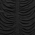 PUNK RAVE Women's Gothic Ruched Fishtail Skirt