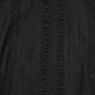 PUNK RAVE Women's Gothic Ruffled High Neck Bishop Sleeve Maxi Dress