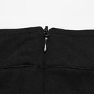 PUNK RAVE Women's Gothic Ruffled Lace Splice Fishtail Skirt