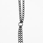 PUNK RAVE Women's Gothic Shell Beaded Chain Halterneck Harness