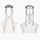 PUNK RAVE Women's Gothic Skull Crown