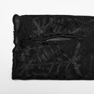 PUNK RAVE Women's Gothic Spider Mesh Splice Cutout Shirt