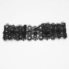 PUNK RAVE Women's Gothic Spiked Lace Choker