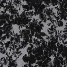 PUNK RAVE Women's Gothic Stand Collar Flocking Mesh Formal Dress