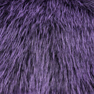 PUNK RAVE Women's Gothic Stand Collar Gradient Faux Fur Cape Violet