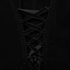 PUNK RAVE Women's Gothic Stand Collar Swallow-tailed Jacket Black