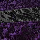 PUNK RAVE Women's Gothic Strappy Jacquard Flared Pants