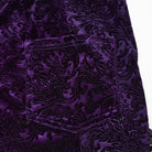 PUNK RAVE Women's Gothic Strappy Jacquard Flared Pants