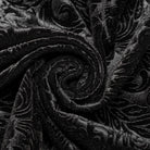 PUNK RAVE Damen Gothic Riemchen-Schlaghose aus Jacquard