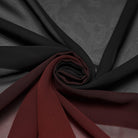 PUNK RAVE Women's Grunge Gradient Flared Sleeve Sheer Chiffon Shirt