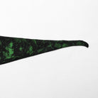 PUNK RAVE Women's Grunge Irregular Contrast Color Shirt