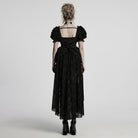 PUNK RAVE Women's Lolita Puff Sleeved Layered High/low Prom Dress