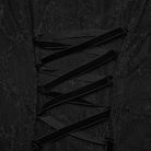 PUNK RAVE Women's Plus Size Gothic Flared Sleeved Lace-up Lace Prom Dress