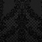 PUNK RAVE Women's Plus Size Gothic Flocking Shirt