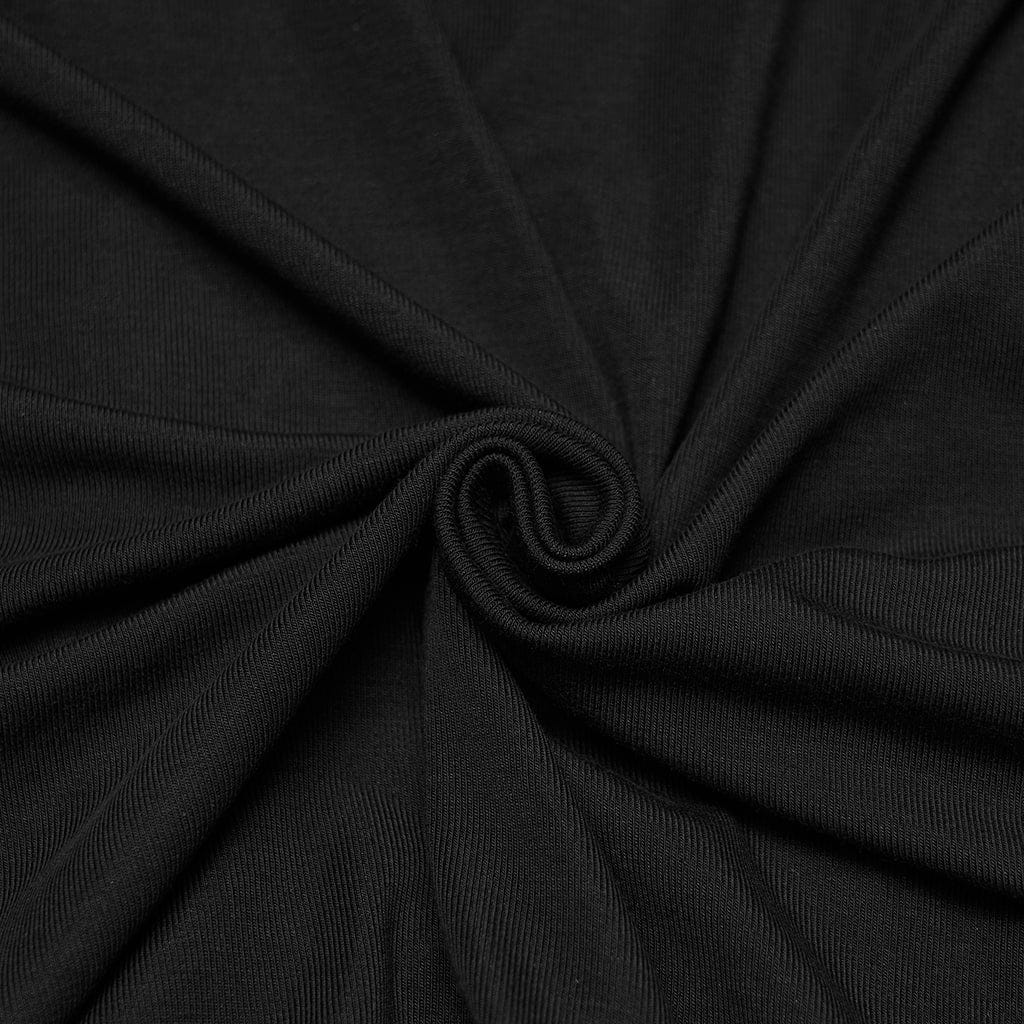 PUNK RAVE Women's Plus Size Gothic Irregular Off-the-shoulder Ruffled Witch Dress