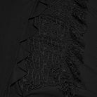 PUNK RAVE Women's Plus Size Gothic Irregular Off-the-shoulder Ruffled Witch Dress