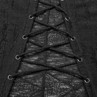 PUNK RAVE Women's Plus Size Gothic Irregular Strappy Distressed Coat