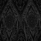 PUNK RAVE Women's Plus Size Gothic Lace-up Sheer Flocked Mesh Skirt