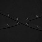 PUNK RAVE Women's Plus Size Gothic Off-the-shoulder Eyelet Strap Shirt