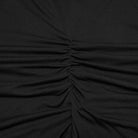 PUNK RAVE Women's Plus Size Gothic Plunging Floral Embroidered T-shirt