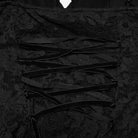 PUNK RAVE Women's Plus Size Gothic Plunging Split Lace Evening Slip Dress