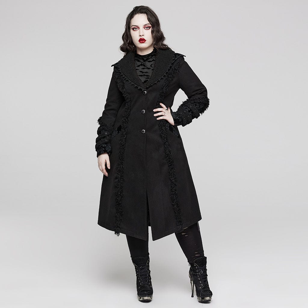 https://punkdesign.shop/cdn/shop/files/punk-rave-women-s-plus-size-gothic-strappy-fluffy-splice-coat-32759086907507.jpg?v=1692948117