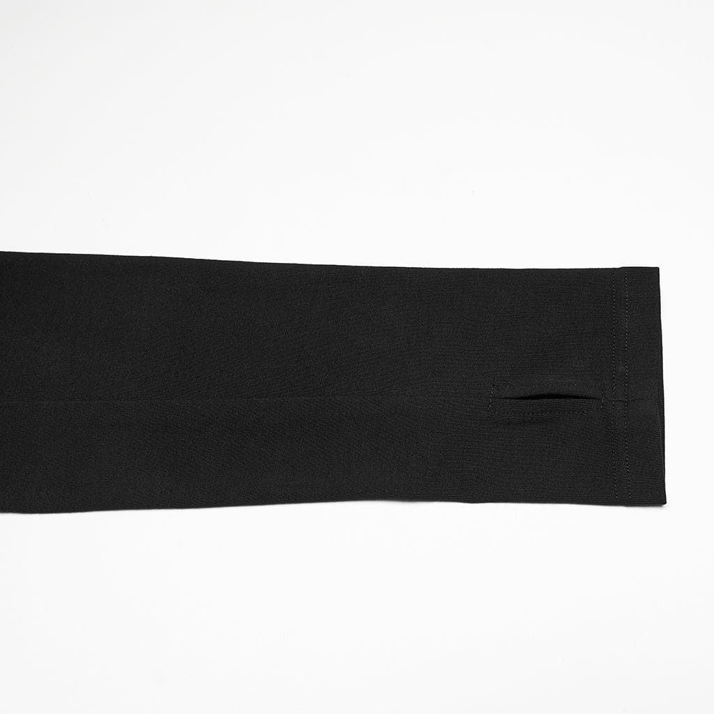 PUNK RAVE Women's Plus Size Punk Solid Color Cape