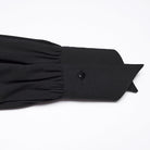 PUNK RAVE Women's Punk Asymmetric Turn-down Collar Puff Sleeved Dress