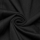 PUNK RAVE Women's Punk Buckle Ripped Coat with Hood