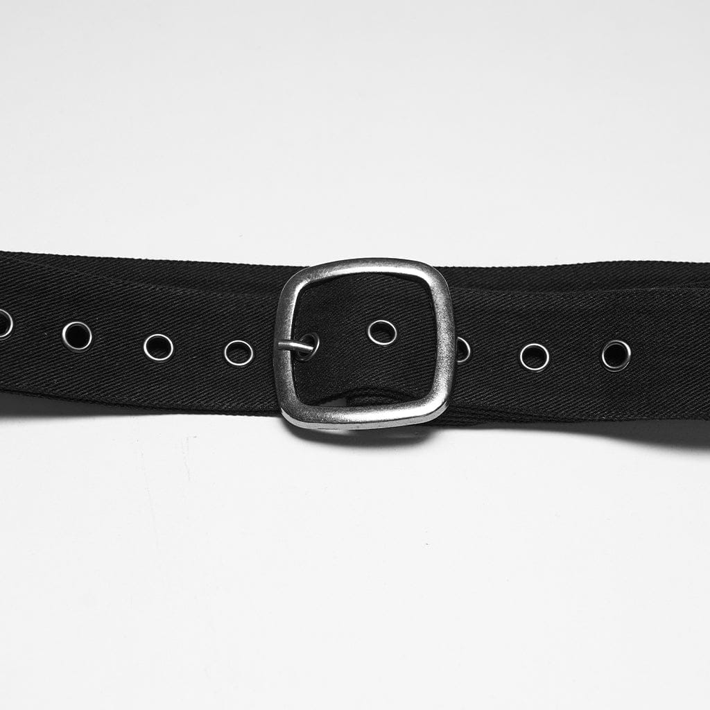 PUNK RAVE Women's Punk Buckle-up Rivet Leg Harness Bag