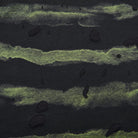 PUNK RAVE Women's Punk Buckle-up strap Mesh Splice Printed T-shirt Black-Green