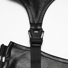 PUNK RAVE Women's Punk Cutout Buckle Strap Halter Lingerie