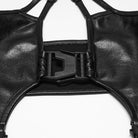 PUNK RAVE Women's Punk Cutout Buckle Strap Halter Lingerie