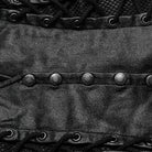 PUNK RAVE Women's Punk Cutout Lace-Up Buckle Tank Top