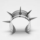 PUNK RAVE Women's Punk Cutout Spiked Arm Cuff
