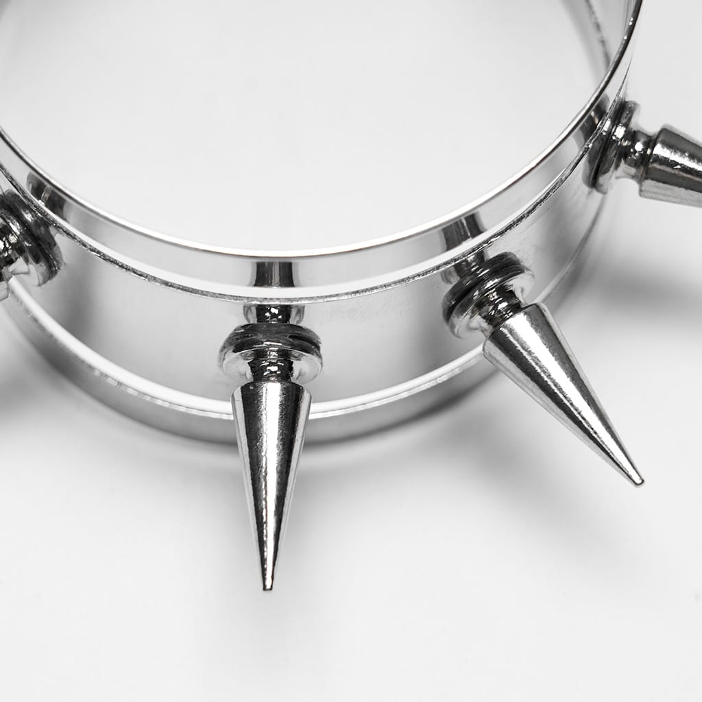 PUNK RAVE Women's Punk Cutout Spiked Arm Cuff
