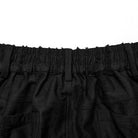 PUNK RAVE Women's Punk Eyelet Pocket Loose Pants