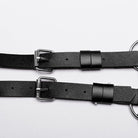 PUNK RAVE Women's Punk Faux Leather Waist and Leg Harness