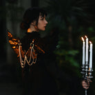 PUNK RAVE Women's Punk Feather Wing Harness