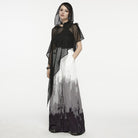 PUNK RAVE Damen Punk Unregelmäßigen Farbverlauf Casual Hosen