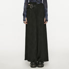 PUNK RAVE Women's Punk Irregular Veined Casual Pants