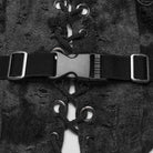 PUNK RAVE Women's Punk Lace-Up Buckle Halter Vest
