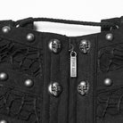 PUNK RAVE Women's Punk Lace-up Rivet Underbust Corset