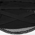 PUNK RAVE Women's Punk Mesh Splice Cutout Hooded Tank Top