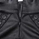 PUNK RAVE Women's Punk Off-the-shoulder Two-piece Vest