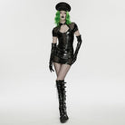 PUNK RAVE Women's Punk Pentacle Military Hat