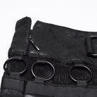 PUNK RAVE Women's Punk Printed Rings Pleated Skirt